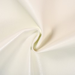 Ткань Дерматин (Кожзам) для мебели, цвет Белый (на отрез)  в Электростали