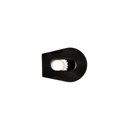 Зажим для шнура 4 мм KL цвет Чёрный + Белый (поштучно)  в Электростали
