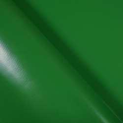 Тентовый материал ПВХ 450 гр/м2, Зелёный (Ширина 160см), на отрез  в Электростали, 450 г/м2, 799 руб