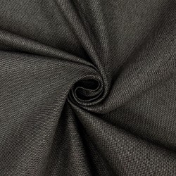 Ткань Рогожка (мебельная), цвет Тёмно-Серый (на отрез)  в Электростали
