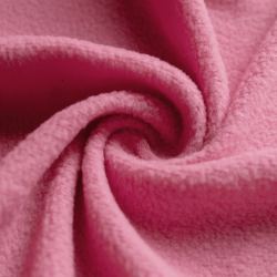 Флис Односторонний 130 гр/м2, цвет Розовый (на отрез)  в Электростали