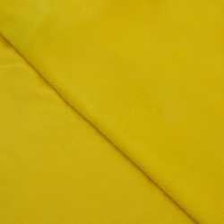 Флис Односторонний 180 гр/м2, Желтый (на отрез)  в Электростали