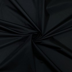 Ткань Дюспо 240Т WR PU Milky, цвет Черный (на отрез)  в Электростали