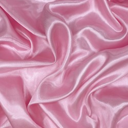 Ткань Атлас-сатин, цвет Розовый (на отрез)  в Электростали