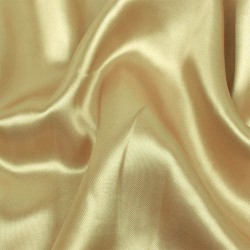 Ткань Атлас-сатин ЛЮКС, цвет Золотой (на отрез)  в Электростали
