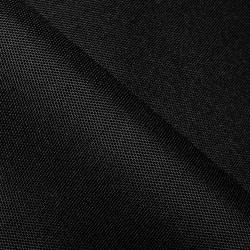 Прорезиненная ткань Оксфорд 600D ПВХ, Черный  в Электростали, 340 г/м2, 359 руб