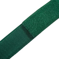 Контактная лента 40мм (38мм) цвет Зелёный (велькро-липучка, на отрез)  в Электростали