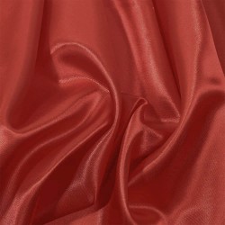 Ткань Атлас-сатин, цвет Красный (на отрез)  в Электростали
