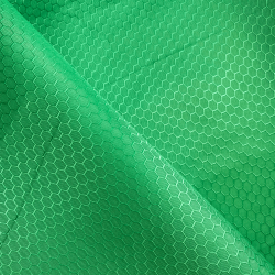 Ткань Оксфорд 300D PU Рип-Стоп СОТЫ, цвет Зелёный (на отрез)  в Электростали
