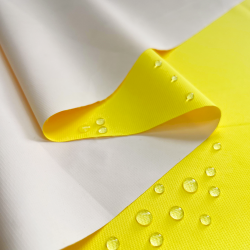Водонепроницаемая Дышащая Мембранная ткань PU 10'000, цвет Жёлтый (на отрез)  в Электростали