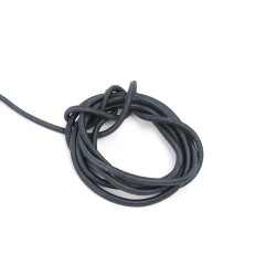 Шнур (Резинка) шляпный 3мм, цвет Серый (на отрез)  в Электростали